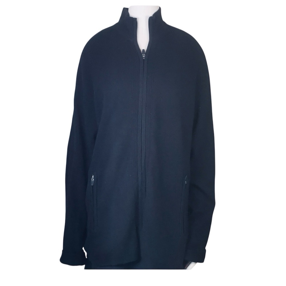 🌺 Eddie Bauer Zip Up Sweater, Size L